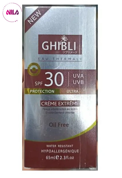 کرم ضد آفتاب جیبلی GHIBLI حاوی کرم پودر با SPF 30 اصلی