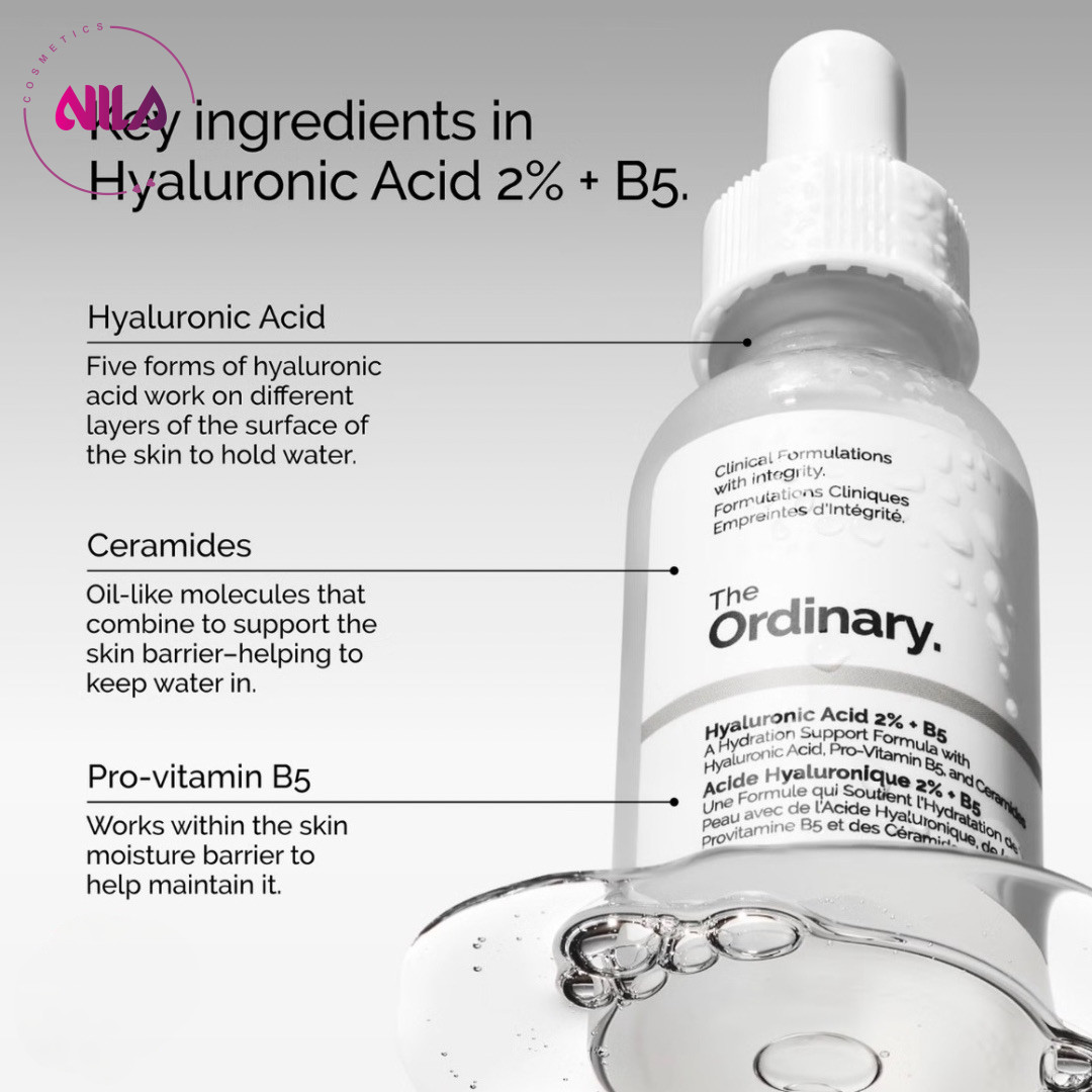 سرم اوردینری هیالورونیک اسید + سرامید 2% + B5 اوردینری اصل